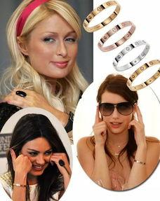 卡地亚手镯明星佩戴,卡地亚手镯成为明星们的时尚宠儿